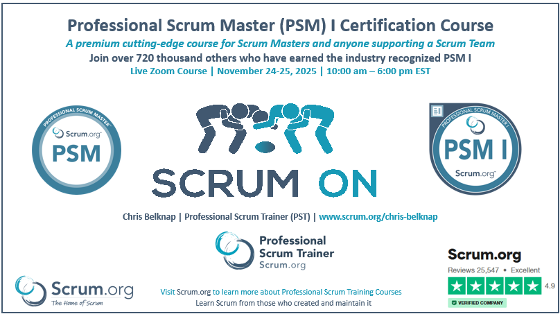 Professional Scrum Master PSM I